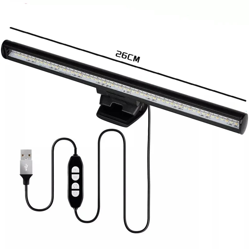 Computer LED Light Bar With USB Connectivity, Eye-Caring Technology